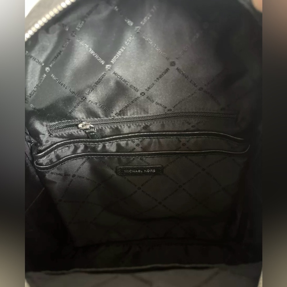 Black Michael Kors Abbey Women's Backpack purse - Picture 4 of 5
